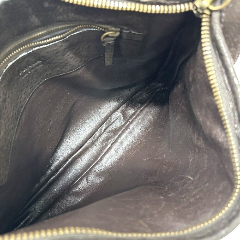 PRADA Shoulder Bag Leather Brown - Picture 9 of 10